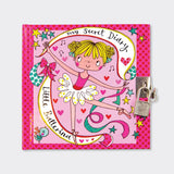 Rachel Ellen Designs Secrect Diary - Little Ballerina 14.1cmx14.7cm