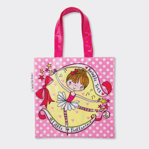Rachel Ellen Designs Mini Tote Bag - Little Ballerina 20cmx20cm