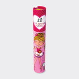 Rachel Ellen Designs 12 Coloured Pencil Set - Ballerinas 3.5cmx19.5cm