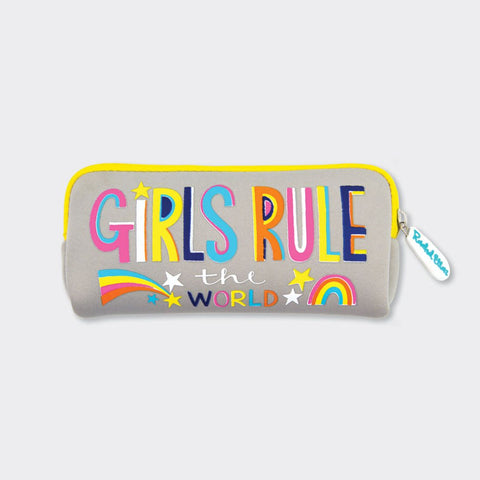 Rachel Ellen Designs Neoprene Pencil Cases - Girls Rule The World