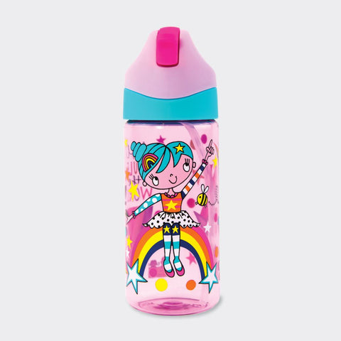 Rachel Ellen Designs Drinks Bottle With Straw - Girls Rule The World 350ml