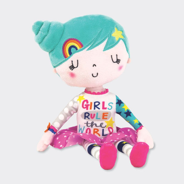 Rachel Ellen Designs 30cm Plush - Suki Starburst "Girl Rule The World"