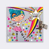 Rachel Ellen Designs Secret Diary - Girls Rule 14.1cmx14.7cm