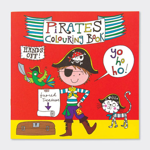 Rachel Ellen Designs Square Colouring Book - Pirate 20.5cmx20.5cm