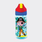 Rachel Ellen Designs Drinks Bottle With Straw - Pirate 350ml