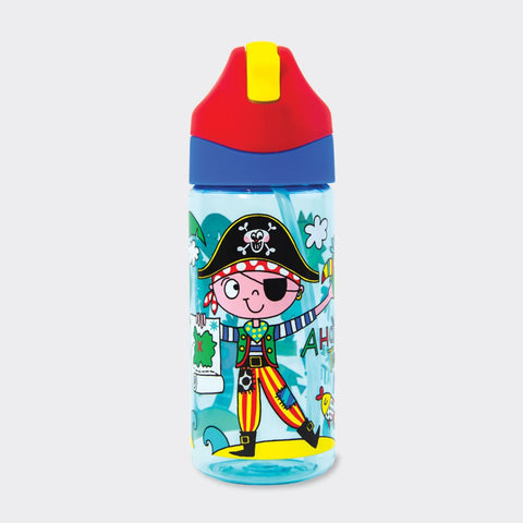 Rachel Ellen Designs Drinks Bottle With Straw - Pirate 350ml
