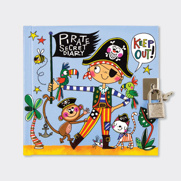 Rachel Ellen Designs Secret Diary - Pirate 14.1cmx14.7cm
