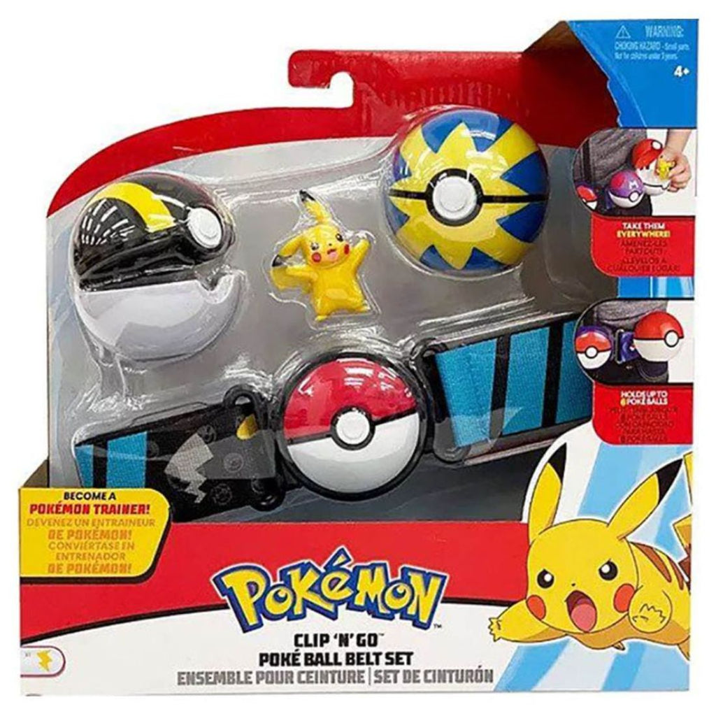 Pokemon Clip N Go Ball Belt Set 2 Assorted