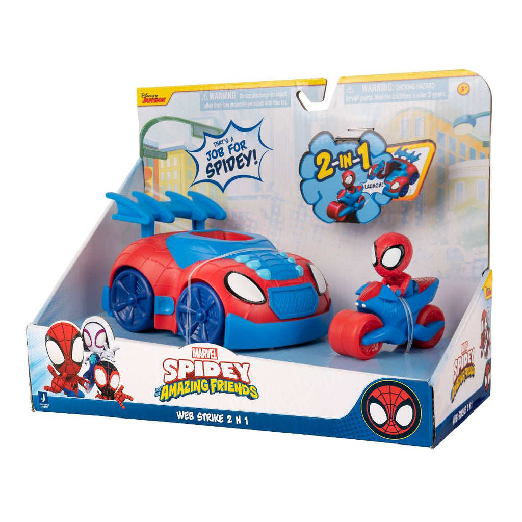 Spidey N Friends Feature Vehicle 2In1
