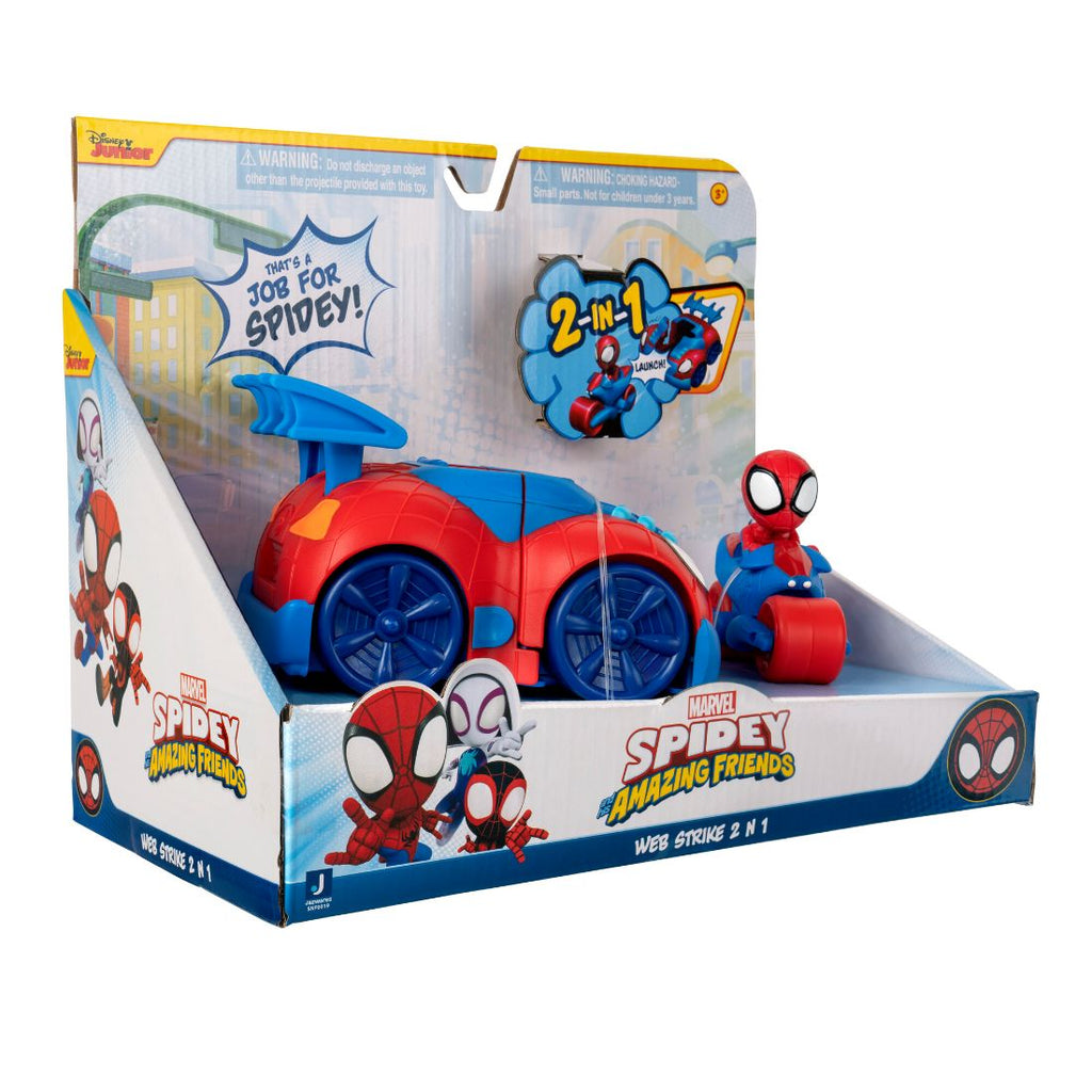 Spidey N Friends Feature Vehicle 2In1