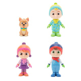 Cocomelon Family Set 4 Figure Winter Theme