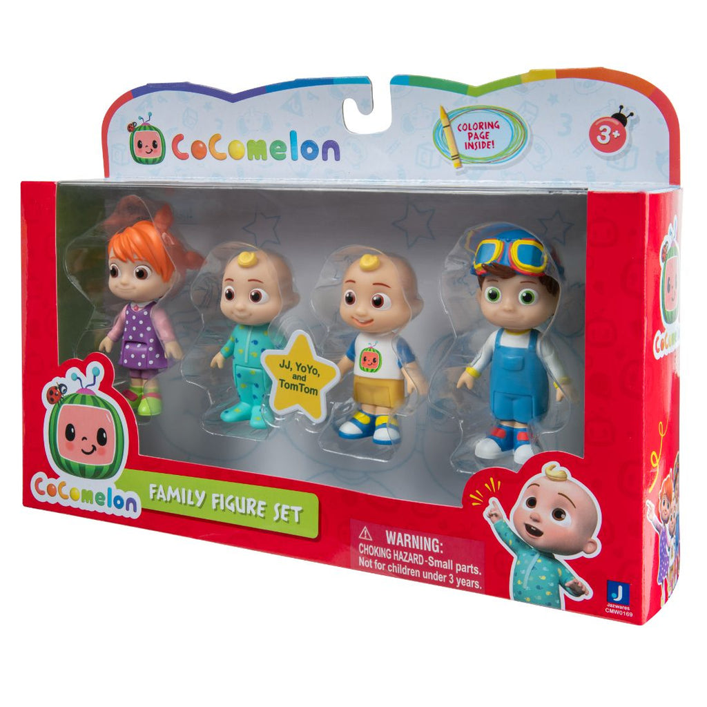 Cocomelon Family Set 4 Figure Pack – Party Zone