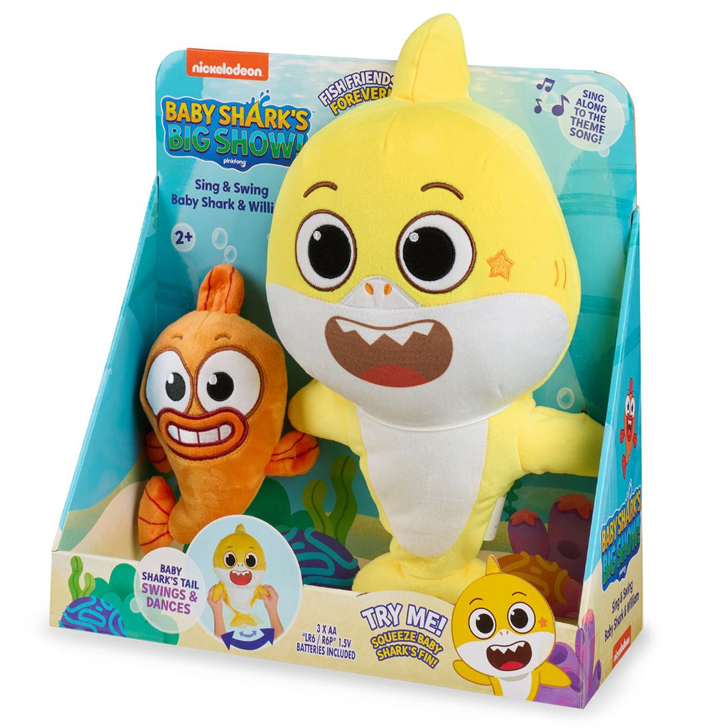Baby Shark Big Show Feature Plush Baby Shark & William