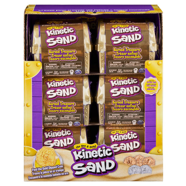 Kinetic Sand Hidden Treasure Asst. (6oz) CDU
