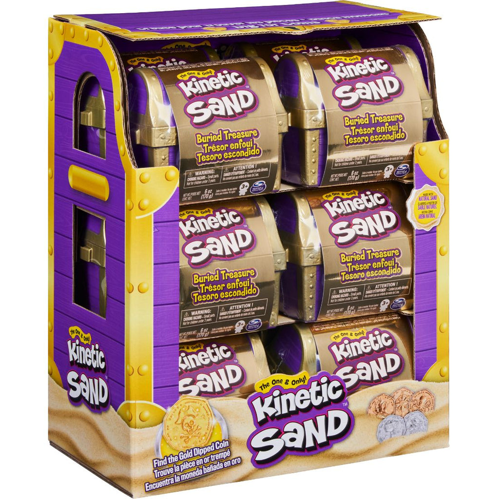 Kinetic Sand Hidden Treasure Asst. (6oz) CDU