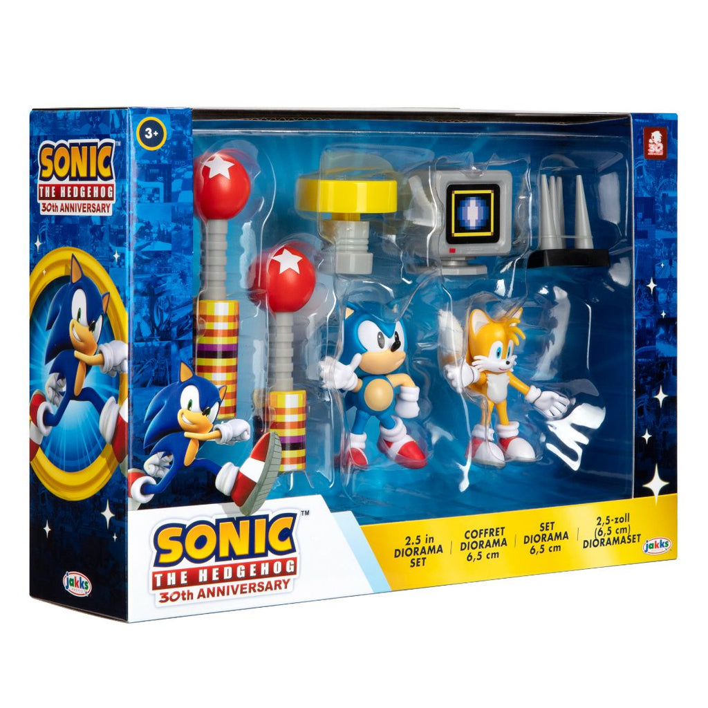 Sonic 2.5" Fig Diorama Set