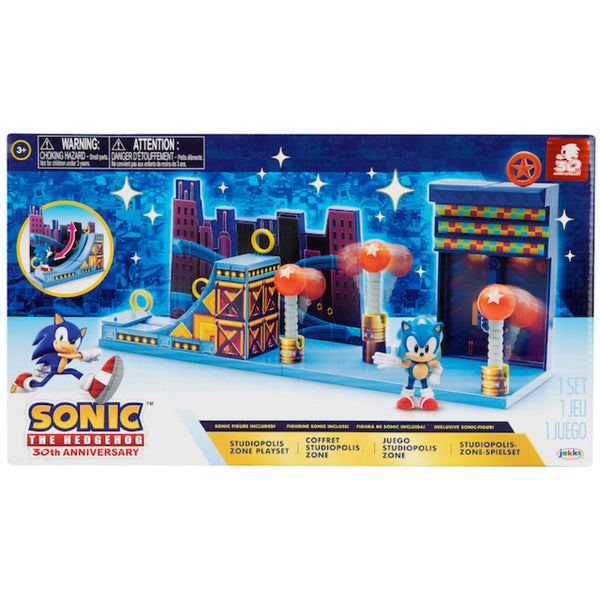 Sonic 2.5" Fig Studiopolis Zone Playset