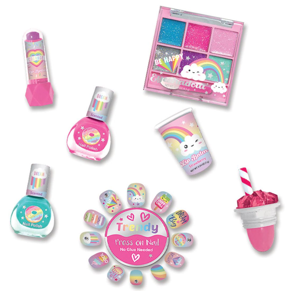 Hot Focus Rainbow Carryall Cosmetic Set - Makeup