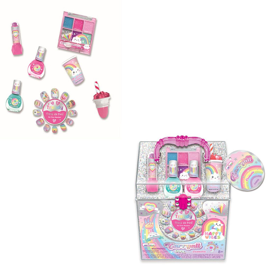 Hot Focus Rainbow Carryall Cosmetic Set - Makeup