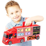 Teamsterz Truck Carry Case + 4 Cars