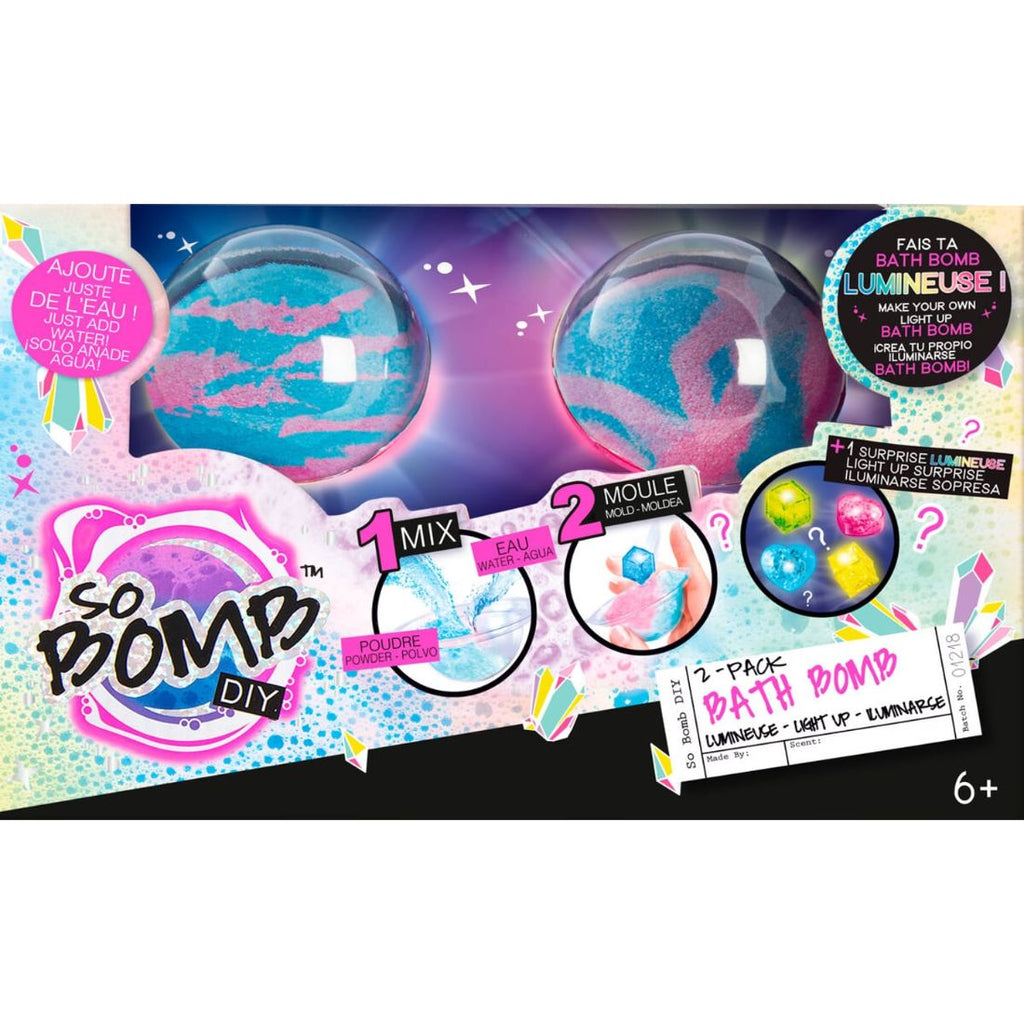 Canal Toys Light Up Bath Bomb Pack of 2