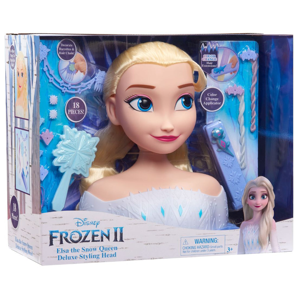 Disney Frozen 2 Deluxe Elsa Styling Head Party Zone