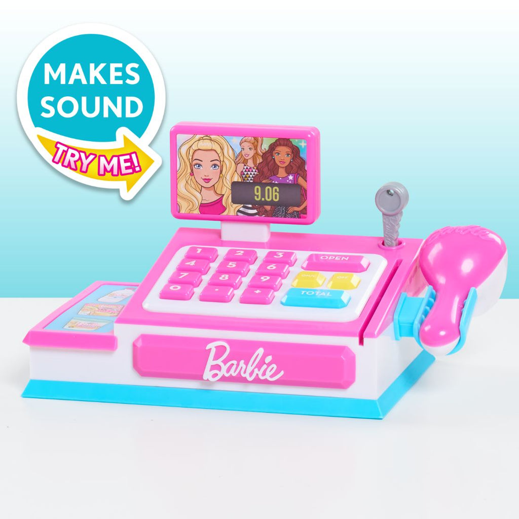 Barbie love to shop cash register shop