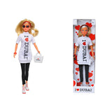 I Love Dubai Doll With Tote Bag