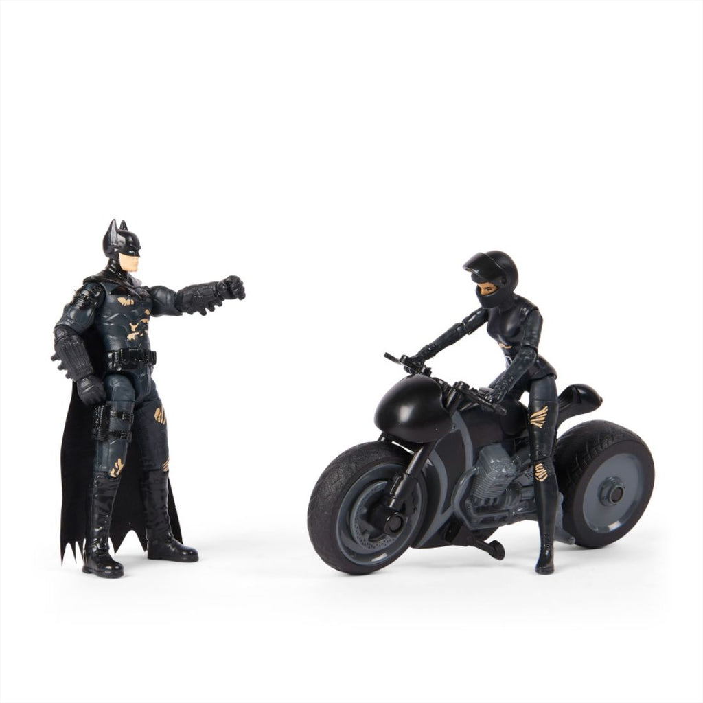 DC Batman Movie Selina Kyle Bike  4" Figures