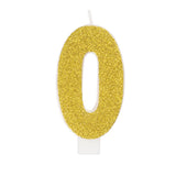 Glitter Numeral Candles Printed 1 Side #0