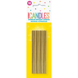 Birthday Candles Gold Sparkler 18pcs