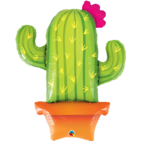 Potted Cactus Foil Balloon 