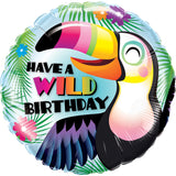 Have A Wild Birthday Foil Balloon  
