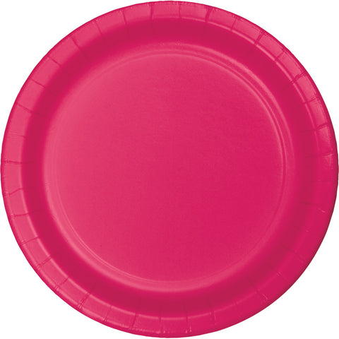 Touch Of Color Lunch Plate Hot Magenta