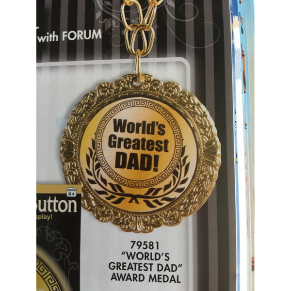 Award Medal-Worlds Greatest Dad