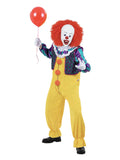IT Classic 1990, Pennywise Costume, All In One with Neck Ruffl e & Inserted Waistcoat
