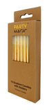 12 Gradient Candles Gold with Holders