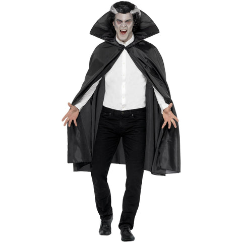 Fabric Cape with Stand Up Collar