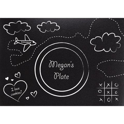 Chalkboard Program Placemats 