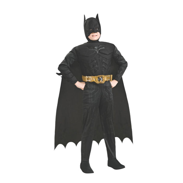 The Dark Knight - Batman Deluxe Muscle Chest Boy Costume 