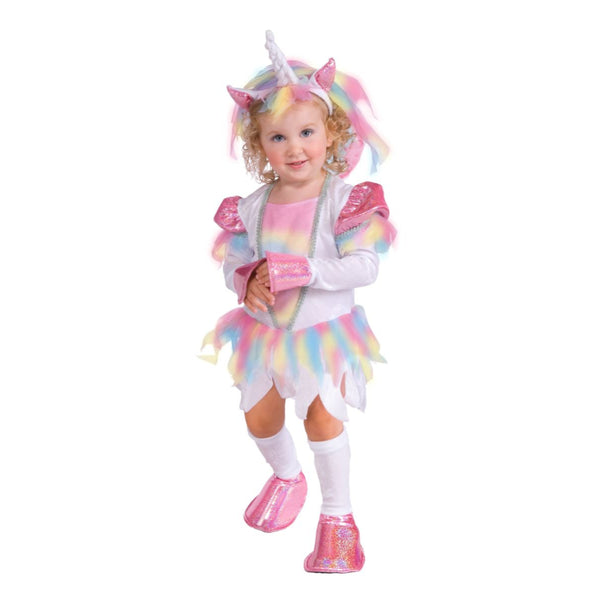 Rainbow Unicorn Toddler Girl Costume