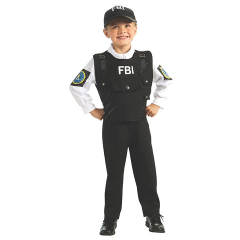 FBI Agent Boy Costume