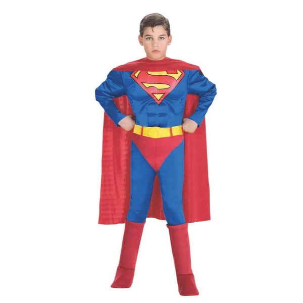 Deluxe Muscle Chest Superman Boys Costume