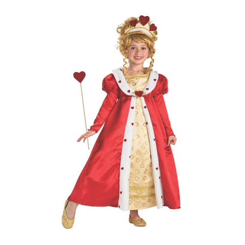 Princess Red Heart Princess Girl Costume