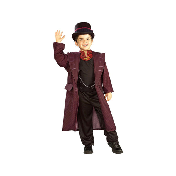 Charlie And The Chocolate Factory- Willy Wonka Boy Costume 