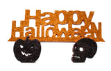 Happy Halloween Glittered Table Sign