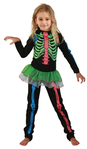  Skeleton Girl Costume -Small