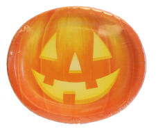 Pumpkin Party Oval Platter Plates 8pcs