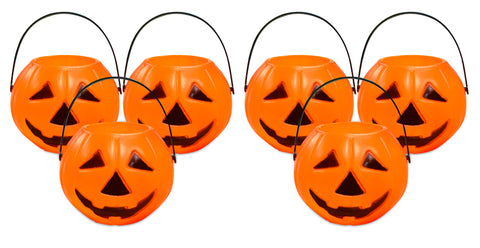 Mini Pumkin Basket 6pc