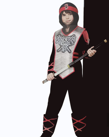  Ninja Boy Costume -Medium